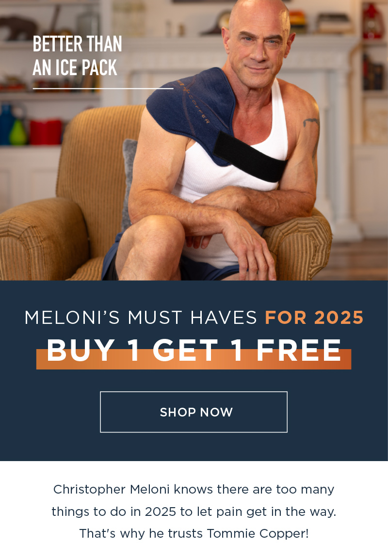 MELONI'S MUST HAVES FOR 2025 BUY 1 GET 1 FREE SHOP NOW