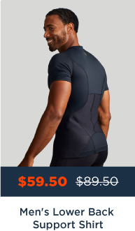 MEN'S LOWER BACK SUPPORT SHIRT