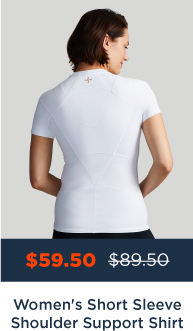 WOMEN'S SHORT SLEEVE SHOULDER SUPPORT SHIRT