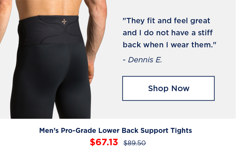 Men's Pro-Grade Lower Back Support Tights