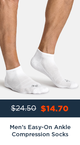 MEN'S EASY ON ANKLE COMPRESSION SOCKS