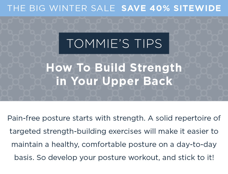 THE BIG WINTER SALE SAVE 40% SITEWIDE TOMMIE'S TIPS