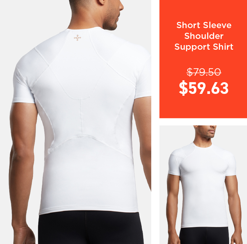 Men's Pro-Grade Short Sleeve Shoulder Support Shirt