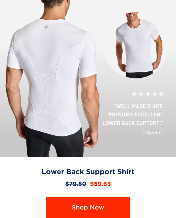 Men's Lower Back Support Shirt