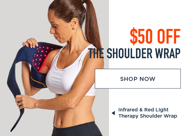  ik swouLoer wap SHOP NOW Infrared Red Light Therapy Shoulder Wrap " - 