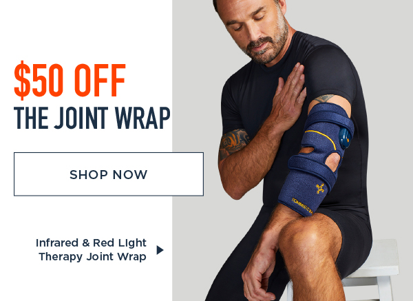 THE JOINT WRAP SHOP NOW Infrared Red Light Therapy Joint wrap 