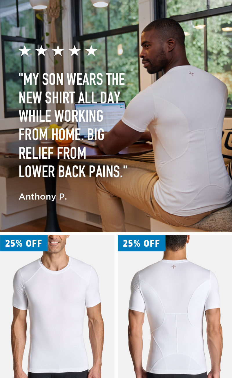 Men's Lower Back Support Shirt