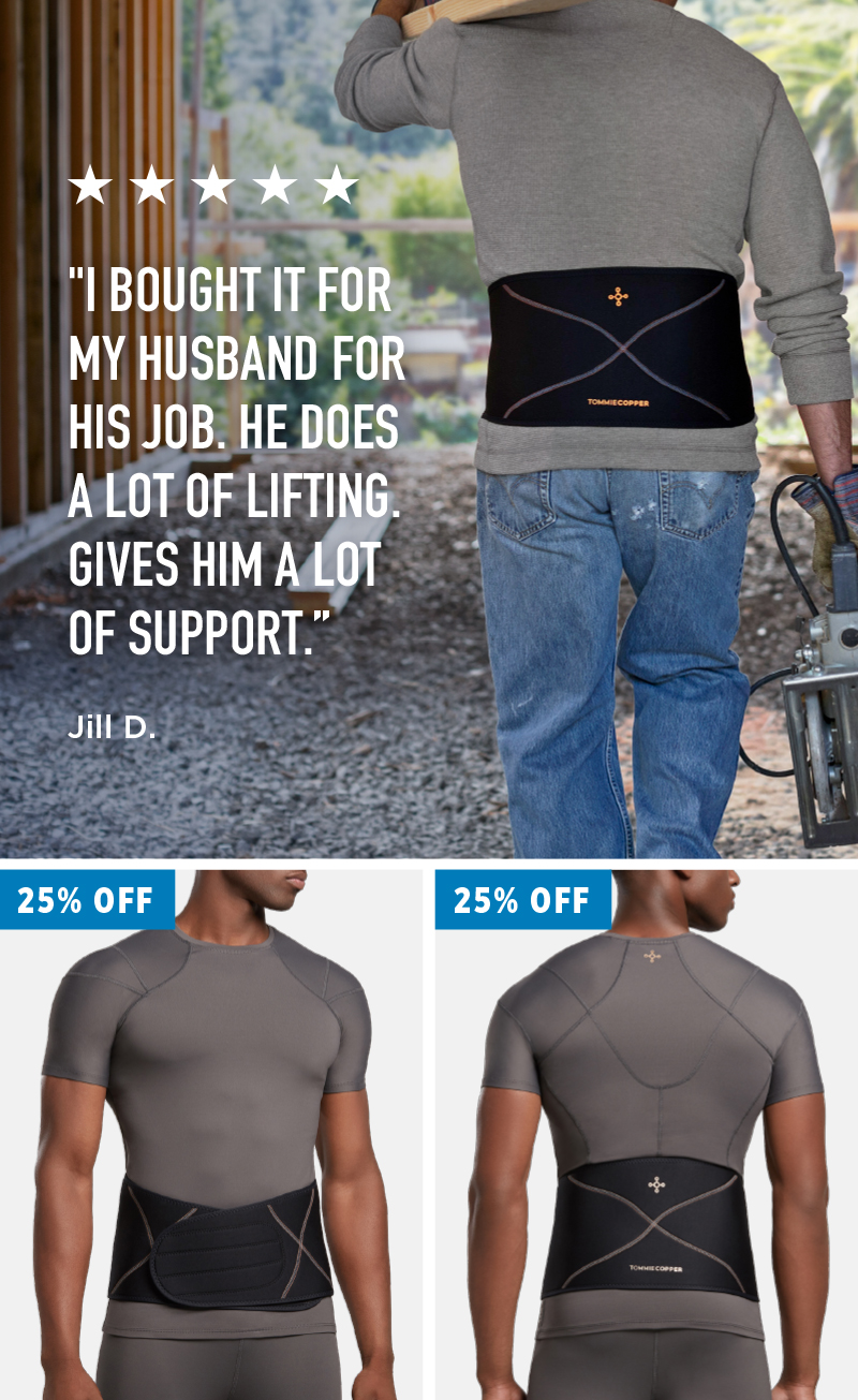 Men's Comfort Back Brace