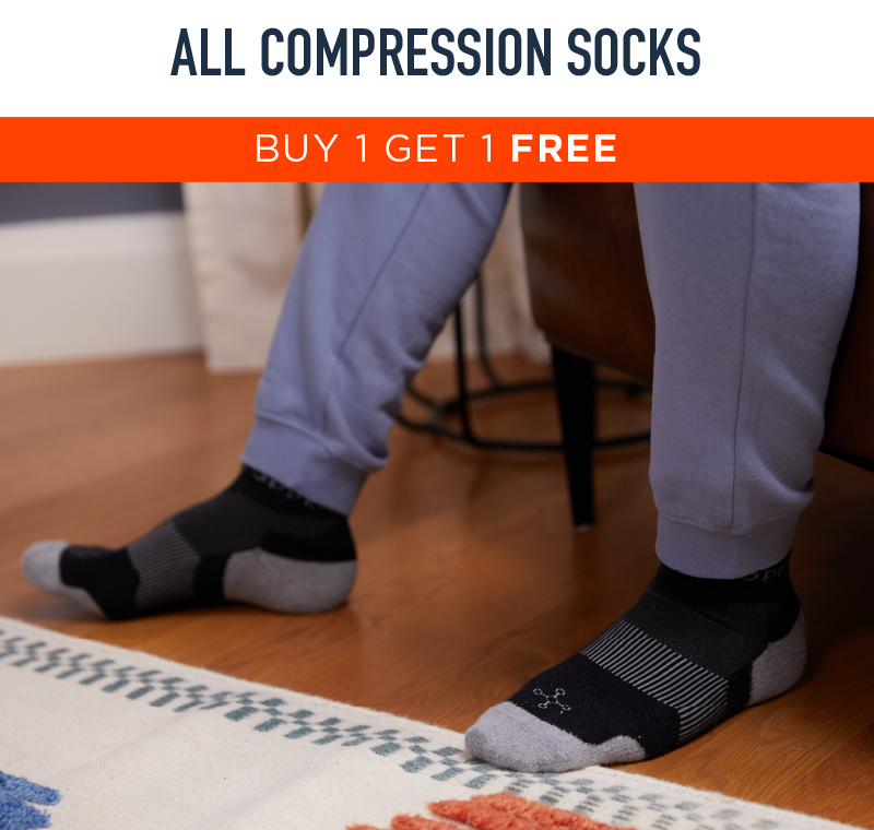 ALL COMPRESSION SOCKS BUY 1 GET 1 FREE