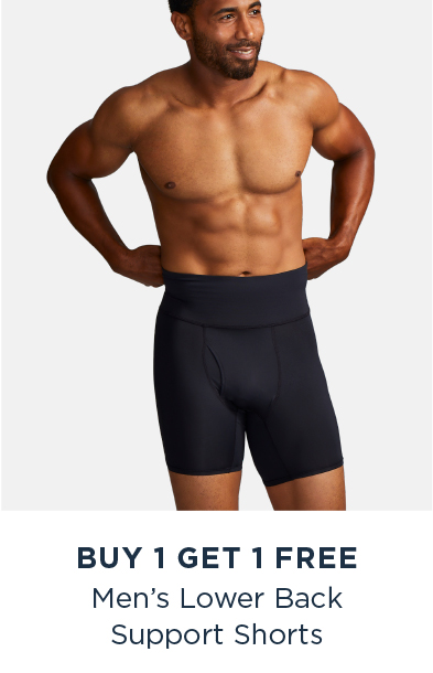  BUY 1 GET 1 FREE Mens Lower Back Support Shorts 