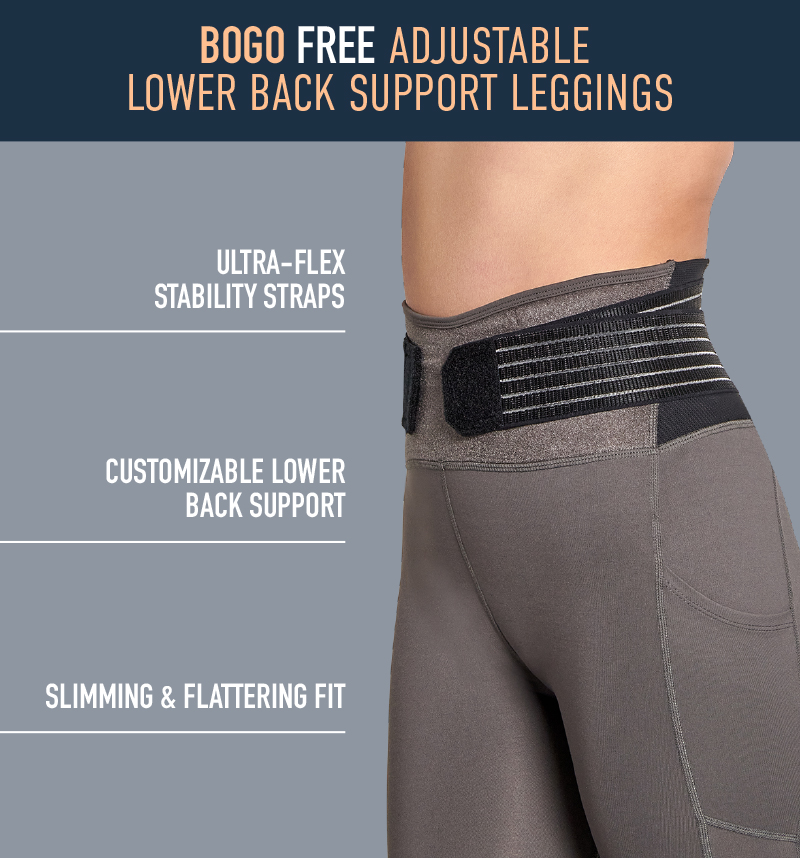 BOGO FREE ADJUSTABLE LOWER BACK SUPPORT LEGGINGS