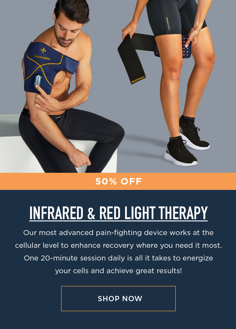 SAVE 50% INFRARED & RED LIGHT THERAPY SHOP NOW