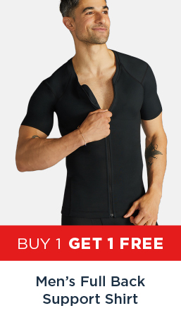 BUY 1 GET 1 FREE MEN'S FULL BACK SUPPORT SHIRT