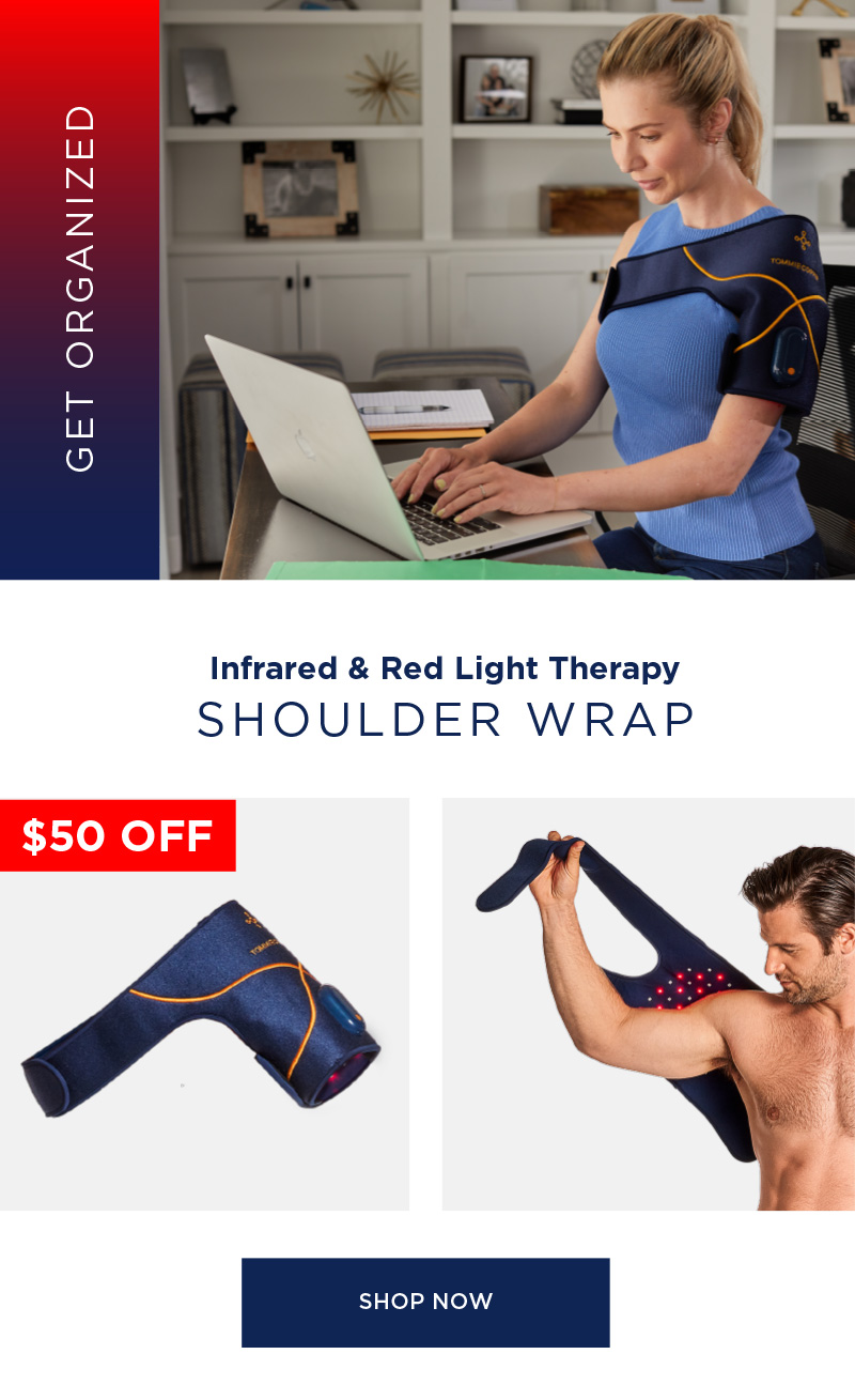 Pro-Grade Infrared & Red Light Therapy Shoulder Wrap