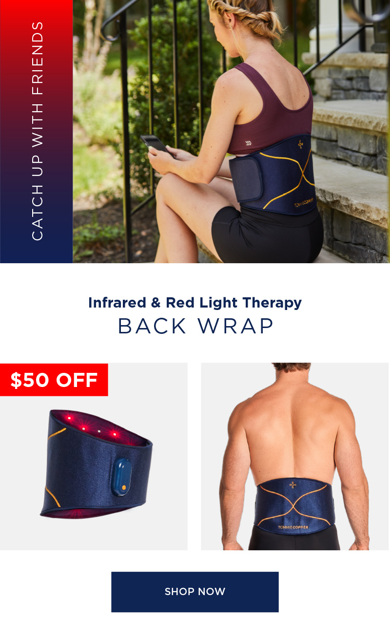 Pro-Grade Infrared & Red Light Therapy Back Wrap