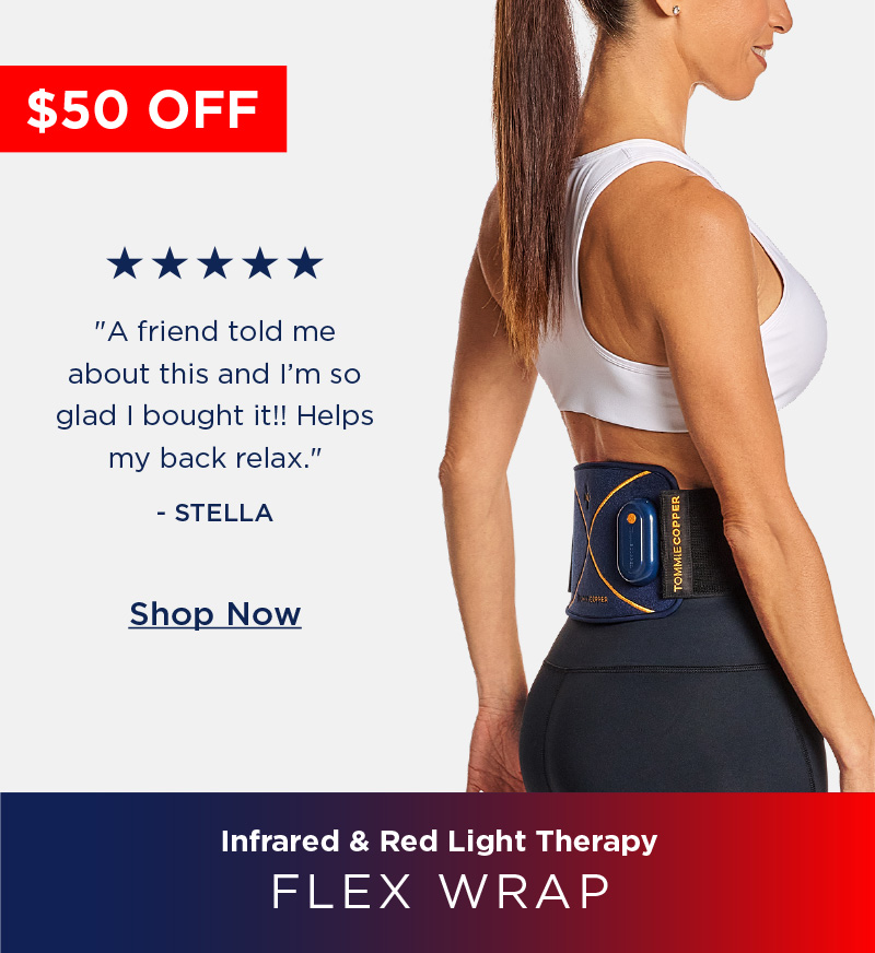 $50 Off Infrared & Red Light Therapy Flex Wrap