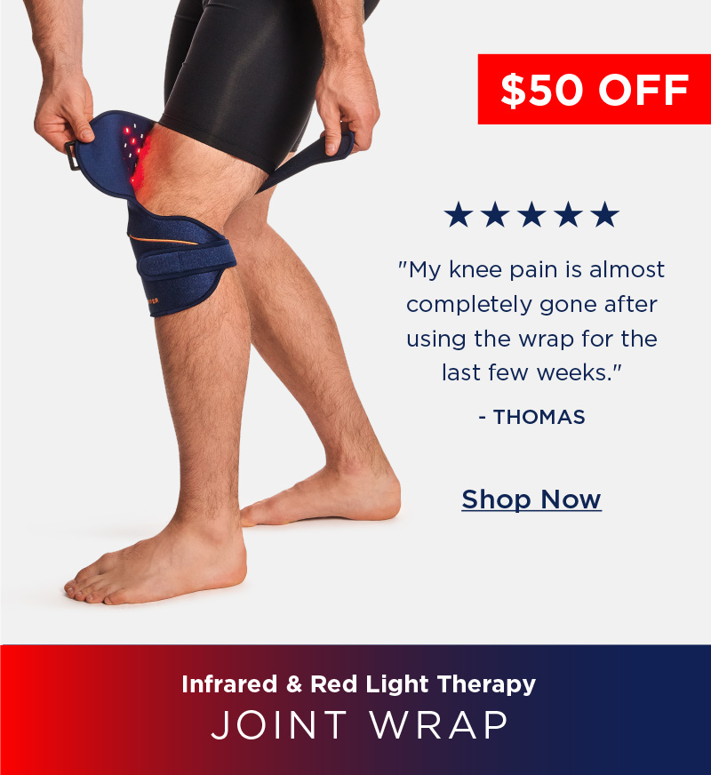 $50 Off Infrared & Red Light Therapy Joint Wrap