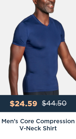 Men's Core Compression V-Neck Shirt