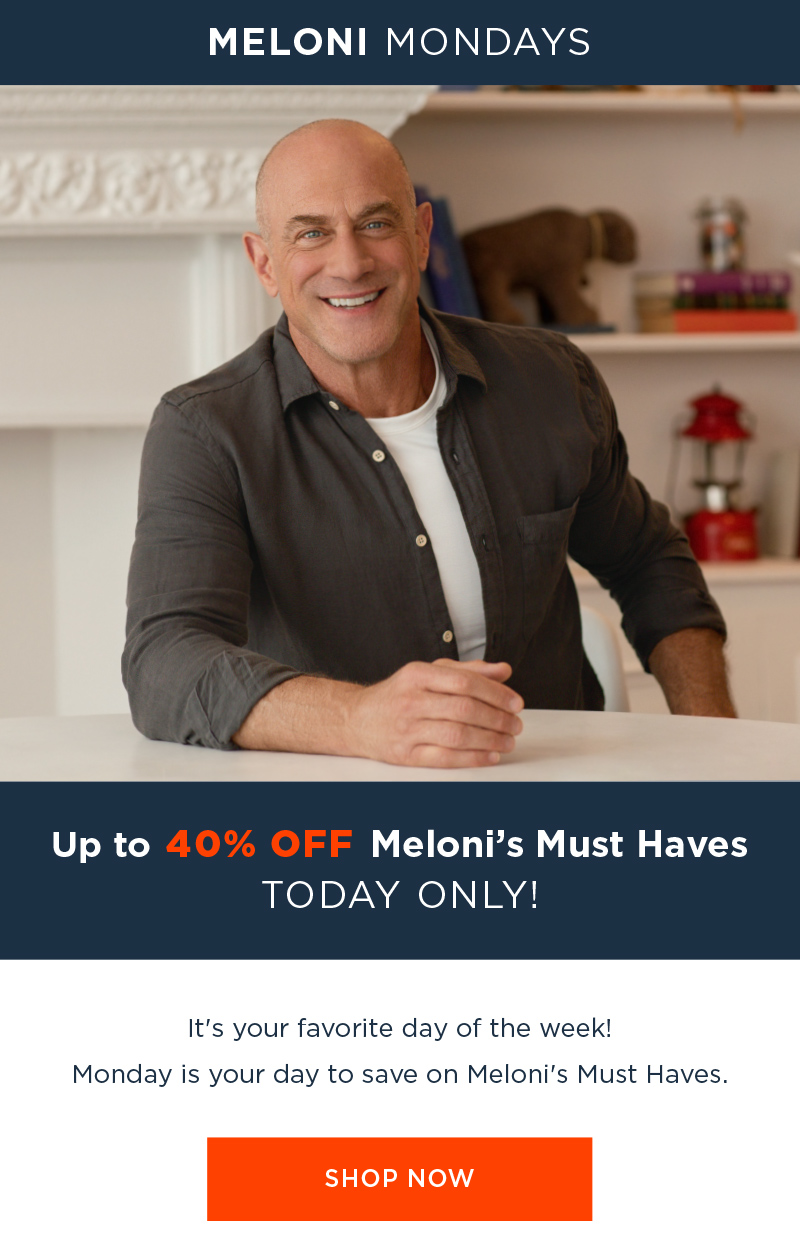 Meloni Mondays Up To 40% Off Meloni's Must Haves