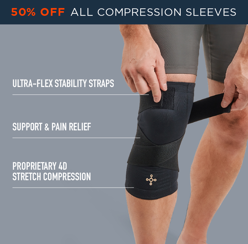 50% Off All Compression Sleeves