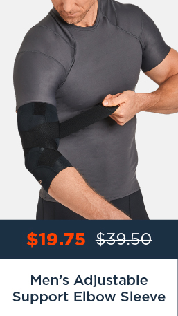 Men's Adjustable Support Elbow Sleeve