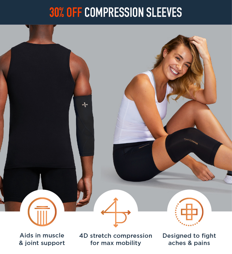 30% Off Compression Sleeves