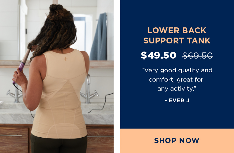 Women's Lower Back Support Tank