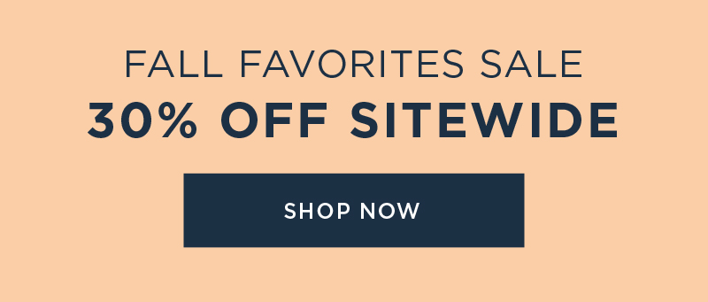 Fall Favorites Sale