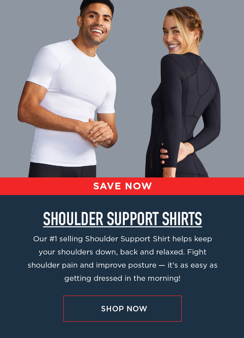 SAVE NOW LOWER BACK SUPPORT SHIRTS SHOP NOW