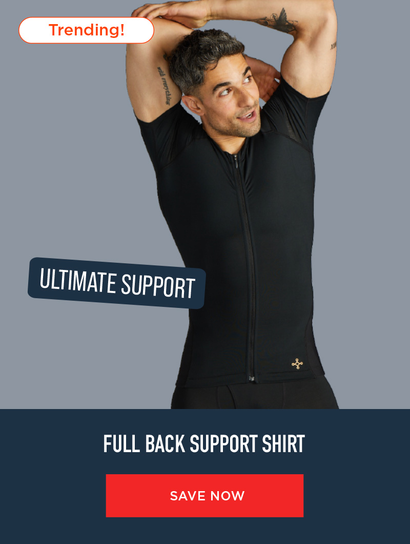 FULL BACK SUPPORT SHIRT | MEN'S SHORT SLEEVE SAVE NOW