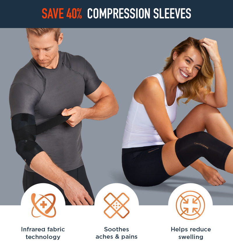 SAVE 40% COMPRESSION SLEEVES