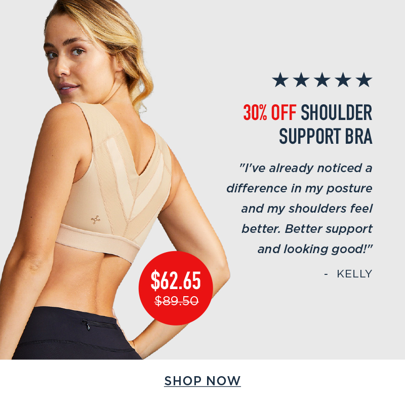 30% Off Shoulder Support Bra