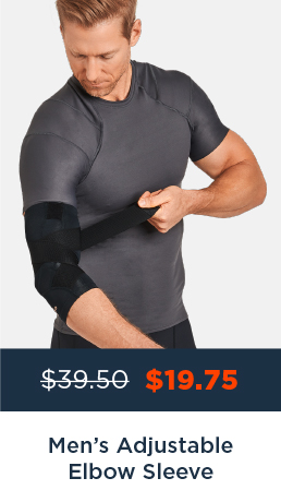 Men's Adjustable Support Compression Elbow Sleeve