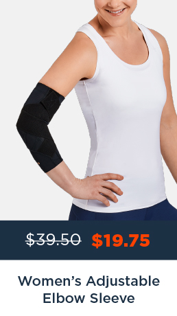 Women's Adjustable Support Compression Elbow Sleeve