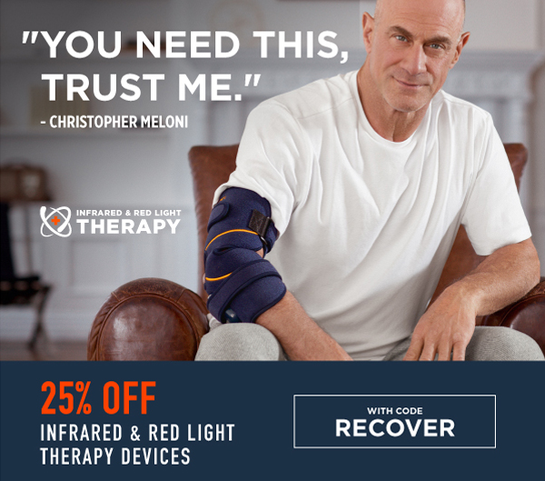 25% Off Infrared & Red Light Therapy Devices with code RECOVER