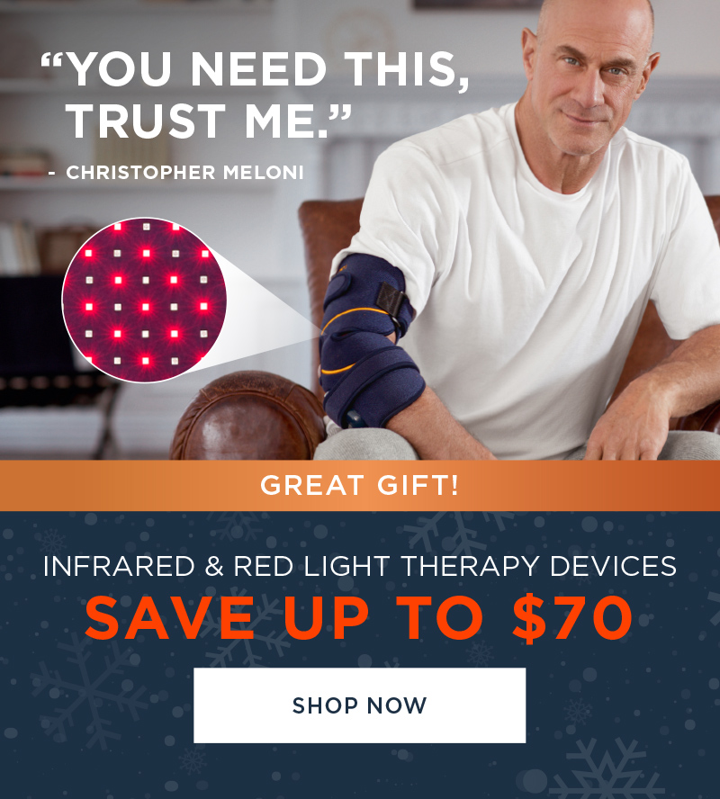 SAVE UP TO $70 INFRARED & RED LIGHT THERAPY DEVICES