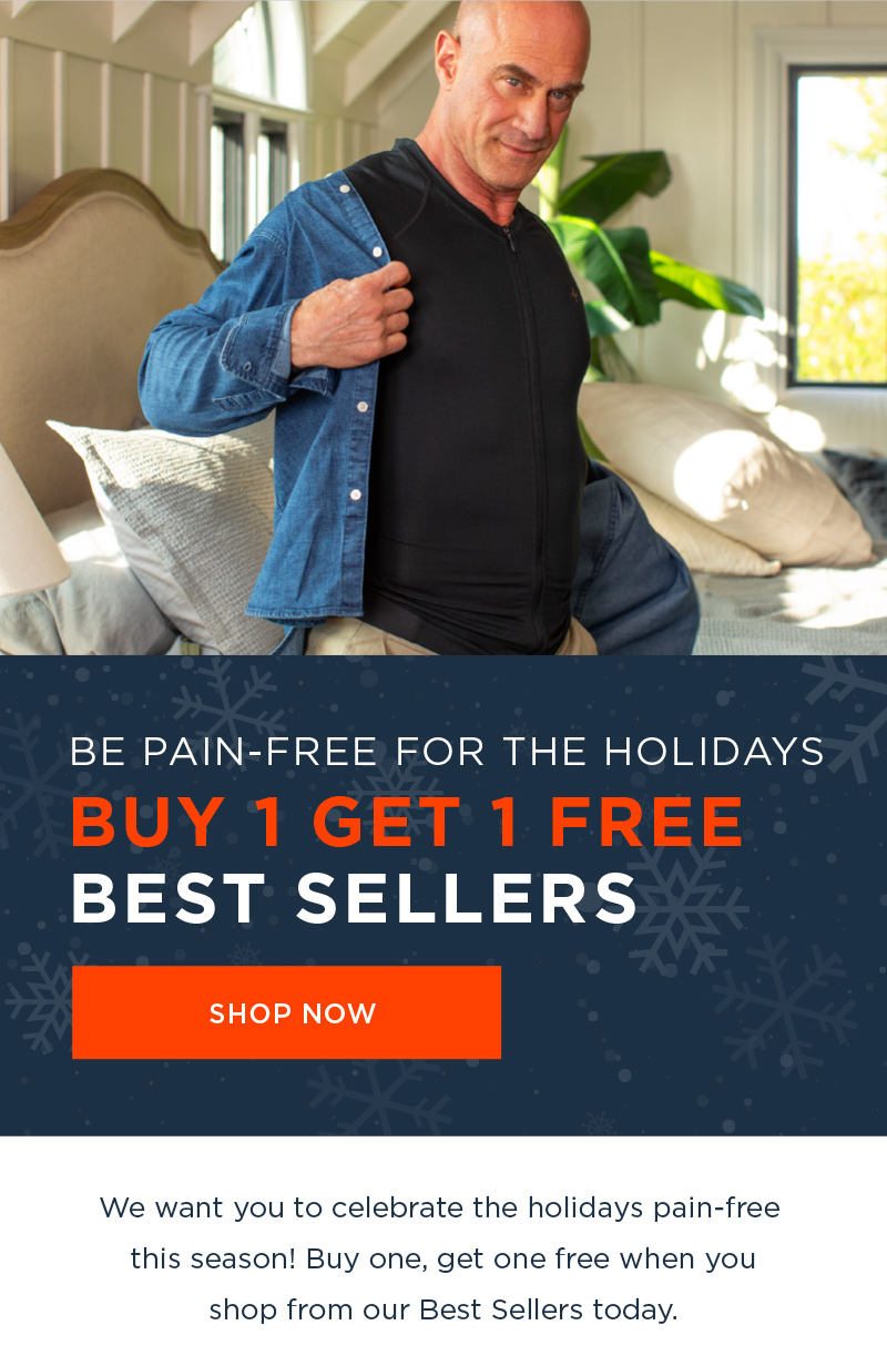 BE PAIN FREE HOLIDAYS BUY 1 GET 1 FREE BEST SELLERS SHOP NOW