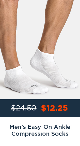 Men's Easy On Ankle Compression Socks