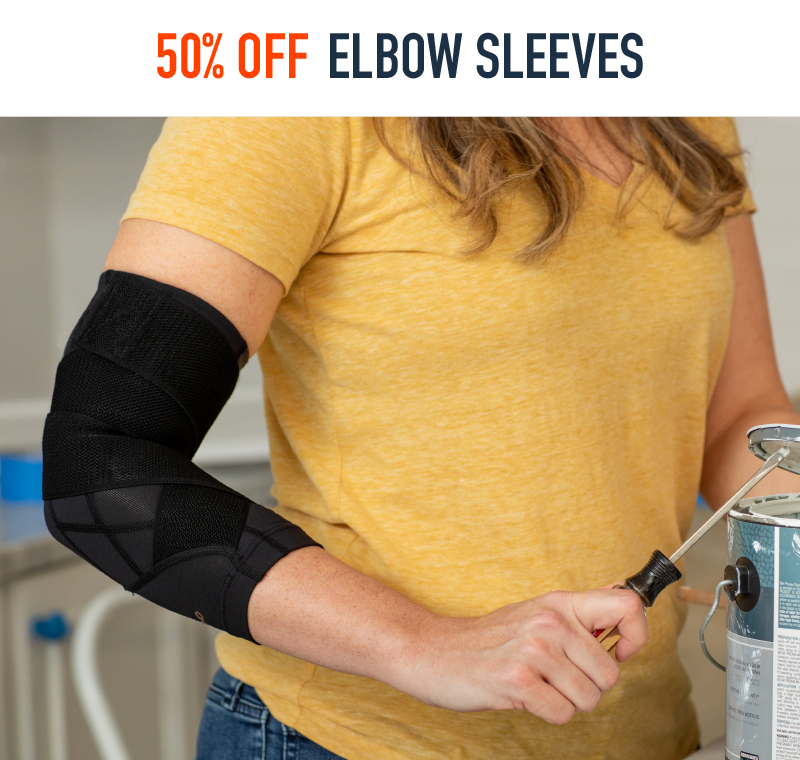 50% OFF ELBOW SLEEVES