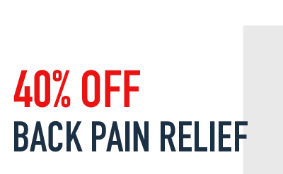 40% OFF BACK PAIN RELIEF