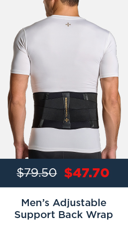 Men's Adjustable Support Back Wrap