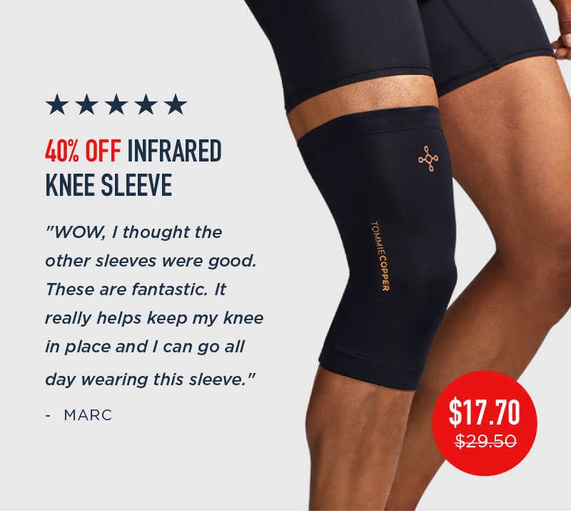 40% OFF INFRARED KNEE SLEEVE