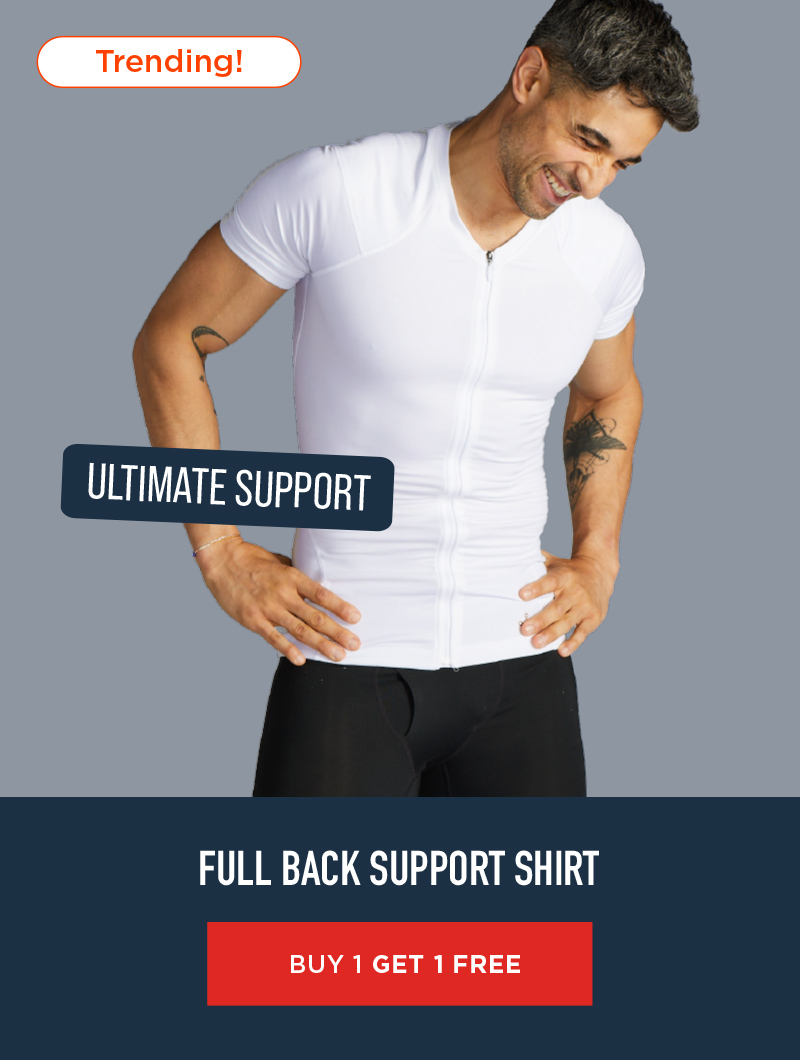 FULL BACK SUPPORT SHORT SLEEVE SHIRT BUY 1 GET 1 FREE