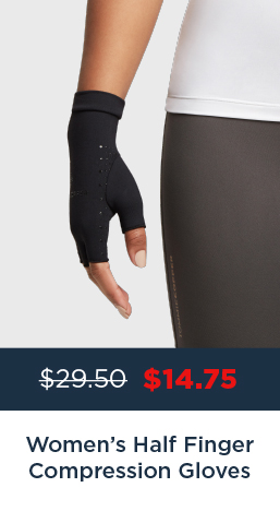 Women's Half-Finger Compression Gloves