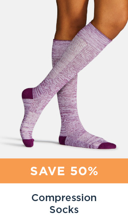 SAVE 50% COMPRESSION SOCKS