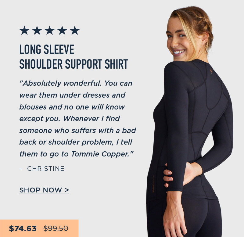 Women's Long Sleeve Shoulder Support Shirt