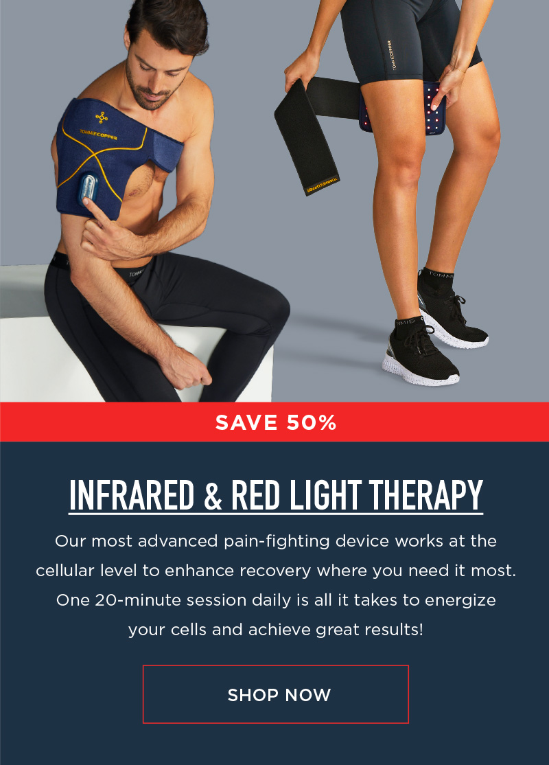 SAVE 50% INFRARED & RED LIGHT THERAPY SHOP NOW