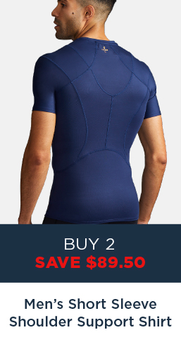 Men's Short Sleeve Shoulder Support Shirt