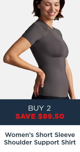 Women's Short Sleeve Shoulder Support Shirt