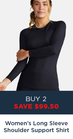 Women's Long Sleeve Shoulder Support Shirt